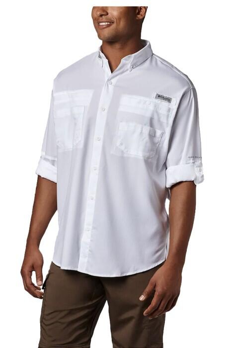 Tamiami II LS Shirt Erkek Uzun Kollu Gömlek - FM7253 Beyaz - 3