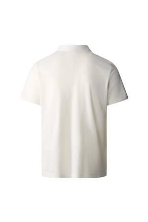 Tanken - Eu Erkek Polo Yaka T-Shirt - NF0A2WAZ Beyaz - Thumbnail