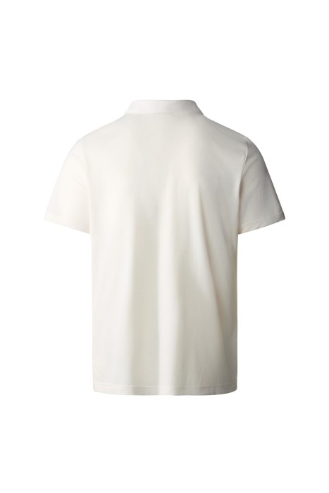 Tanken - Eu Erkek Polo Yaka T-Shirt - NF0A2WAZ Beyaz