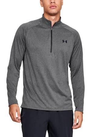 Tech 2.0 1/2 Zip Erkek SweatShirt - 1328495 Gri - Under Armour