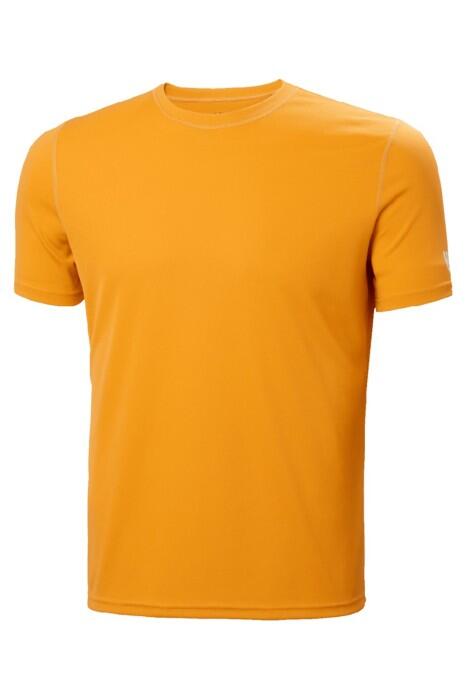 Helly Hansen - Tech Erkek T-Shirt - 48363 Sarı/Siyah