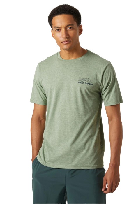 Helly Hansen - Tech Logo Erkek T-Shirt - 63165 Çağla Yeşili