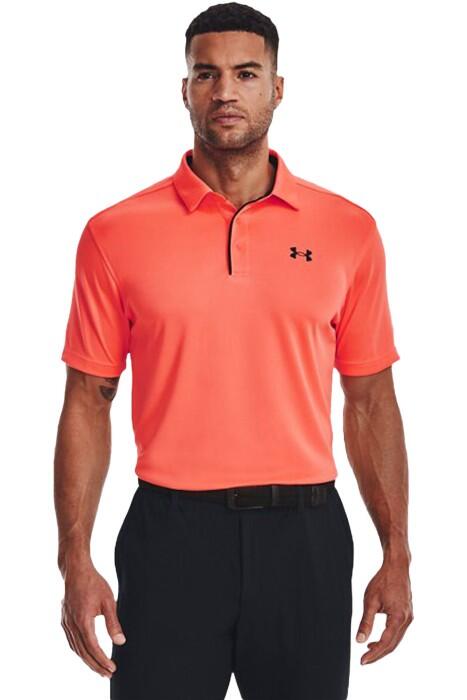 Under Armour - Tech Polo Erkek Polo T-Shirt - 1290140 Turuncu