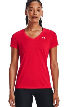 Tech Ssv - Solid Kadın T-Shirt - 1255839 Kırmızı/Yeşil - Thumbnail