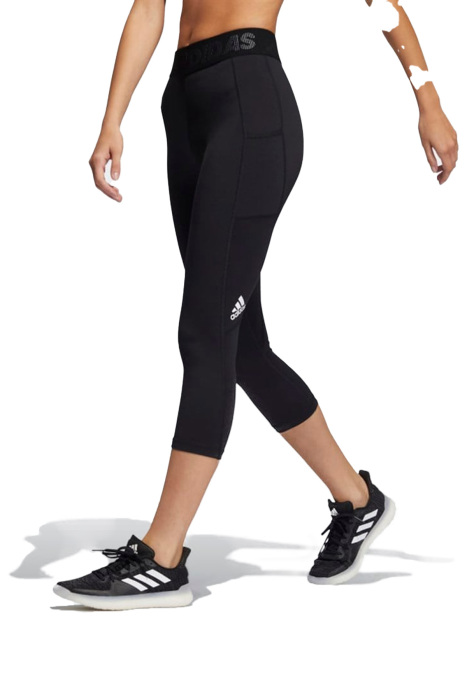 Techfit 3/4 Kadın Tayt - GL0691 Siyah - 1