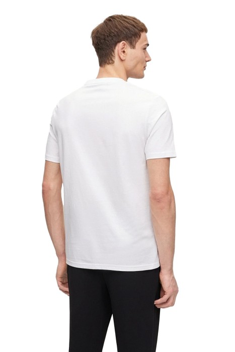 Tenis Topu Logolu Erkek T-Shirt - 50489420 Beyaz