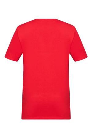 Tenis Topu Logolu Erkek T-Shirt - 50489420 Kırmızı - Thumbnail