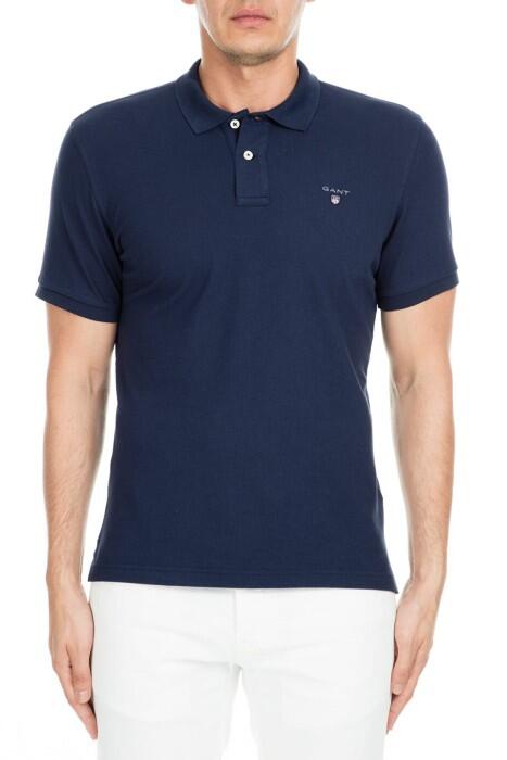 Gant - The Original Pique Ss Rugger T-Shirt - 2201 Lacivert