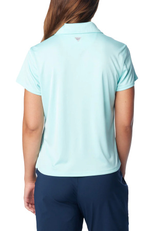 Tidal Tee Kadın Kısa Kollu Polo Tshirt Açık Turkuaz - 2