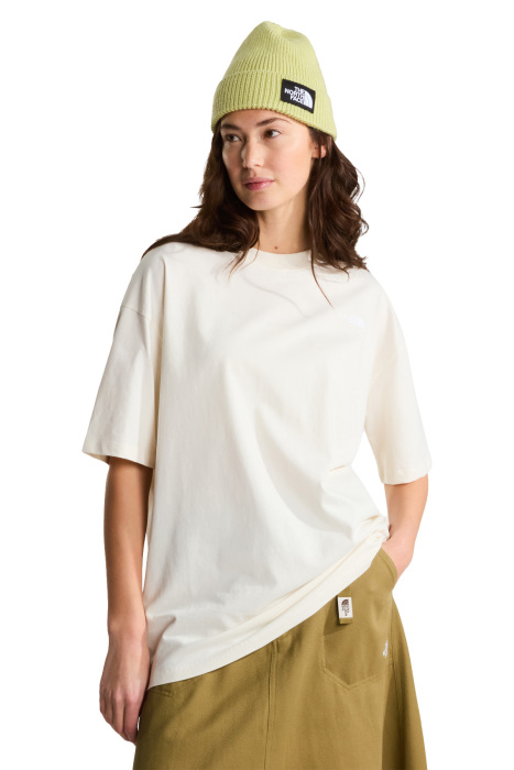 Tnf Essential Simple Dome Os Kadın T-Shirt - NF0A8EVX Krem - 1