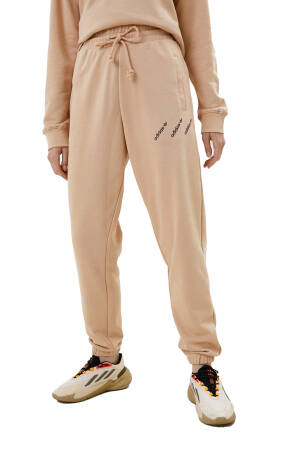 Track Kadın Eşofman Altı - HM4871 Krem - Adidas