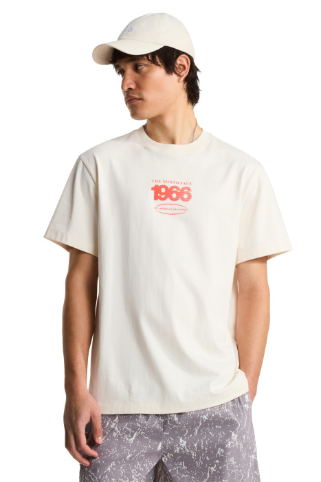 Track Relaxed -Graphic Erkek T-Shirt - NF0A8H3C Krem - 1