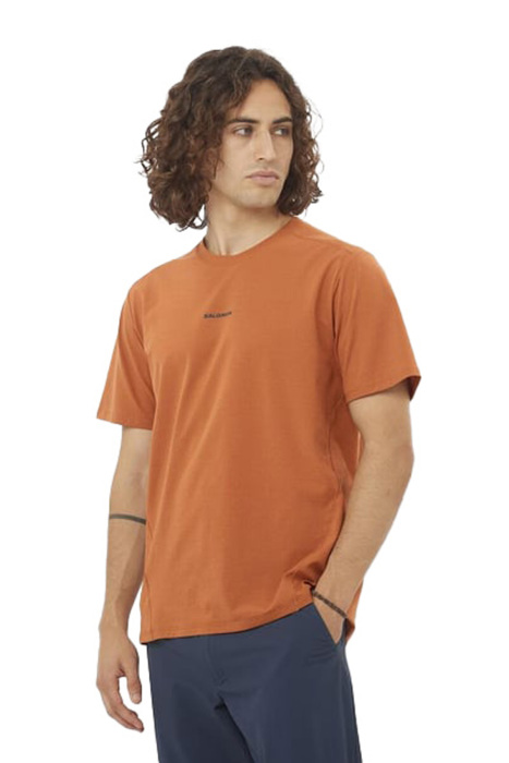 Trackline Ss Tee Erkek T-Shirt - LC2438900 Turuncu - 2