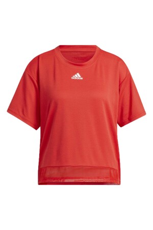 Training Heat.Rdy Mesh Tee Kadın T-Shirt - H50825 Kırmızı - EU-Adidas