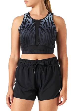 Trn Tigr Aop Kadın Bra - H64690 Siyah/Gri - Adidas