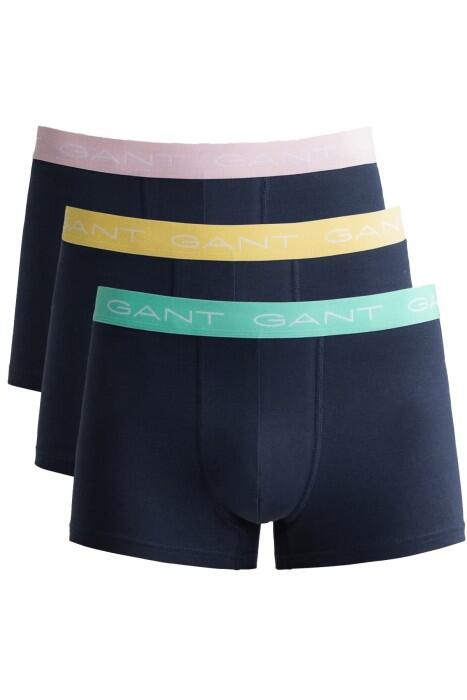 Gant - Trunk 3-Pack Erkek Boxer - 902213003 Lacivert/Renkli