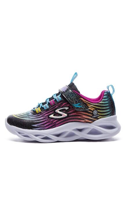 Skechers - Twisty Brights-Mystical Bliss Kız Çocuk Ayakkabı - 302321L Siyah/Çoklu