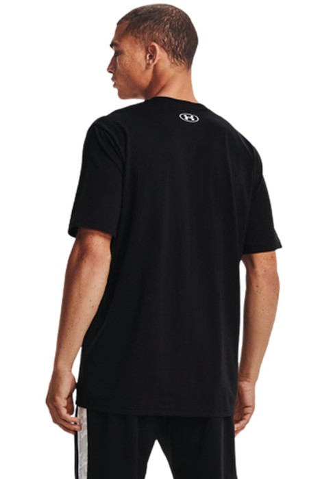 Ua Abc Camo Boxed Logo Ss Erkek T-Shirt - 1361673 Siyah