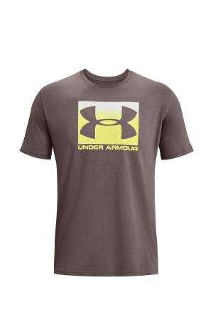 Ua Boxed Sportstyle Ss Erkek T-Shirt - 1329581 Füme - Thumbnail