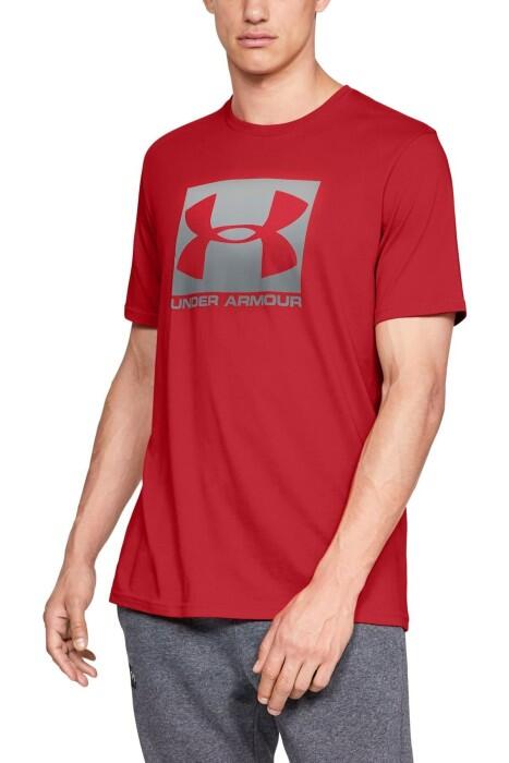 Under Armour - Ua Boxed Sportstyle Ss Erkek T-Shirt - 1329581 Kırmızı