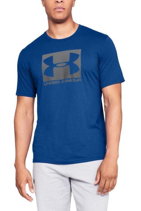 Under Armour - Ua Boxed Sportstyle Ss Erkek T-Shirt - 1329581 Mavi