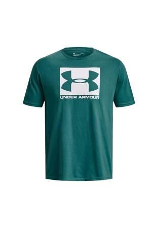 Ua Boxed Sportstyle Ss Erkek T-Shirt - 1329581 Yeşil - Thumbnail