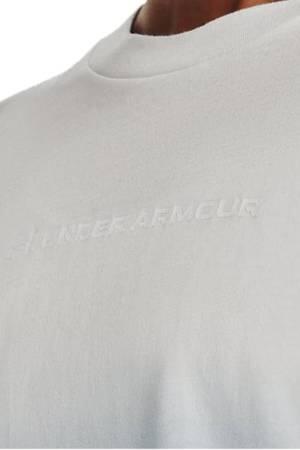 Ua Branded Dip Dye Kadın Crop T-Shirt - 1376750 Siyah/Beyaz/Gri - Thumbnail