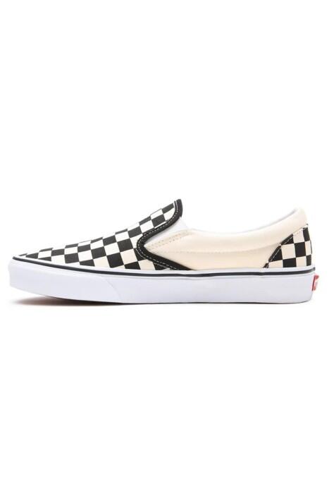 Ua Classic Slip-On Unisex Ayakkabı - VN000EYE Siyah/Beyaz