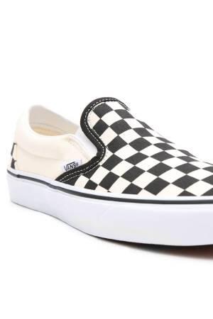 Ua Classic Slip-On Unisex Ayakkabı - VN000EYE Siyah/Beyaz - Thumbnail