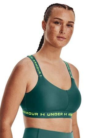 Ua Crossback Low Kadın Sporcu Sütyeni - 1361033 Yeşil - Thumbnail