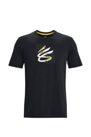 Ua Curry Camp Erkek T-Shirt - 1380361 Siyah - Under Armour