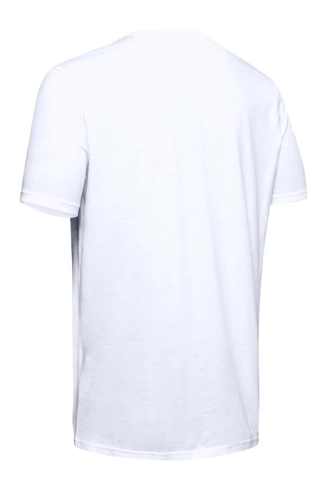 Ua Gl Foundation Ss Erkek T-Shirt - 1326849 Beyaz/Gri