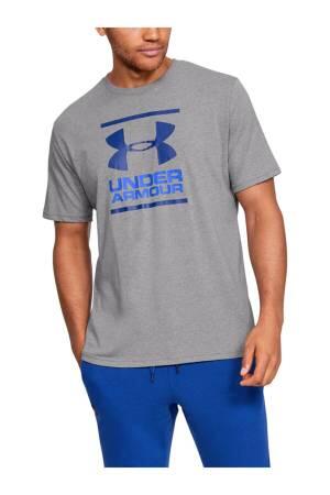 Ua Gl Foundation Ss Erkek T-Shirt - 1326849 Gri Melanj - Under Armour