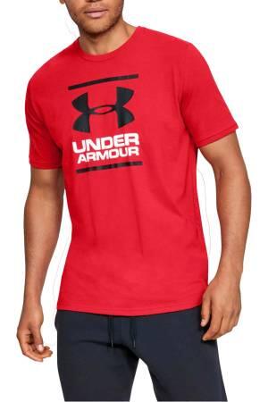 Ua Gl Foundation Ss Erkek T-Shirt - 1326849 Kırmızı - Thumbnail
