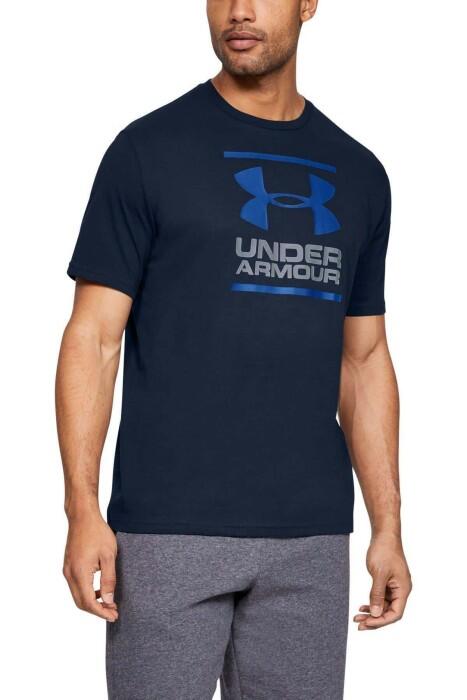 Ua Gl Foundation Ss Erkek T-Shirt - 1326849 Lacivert