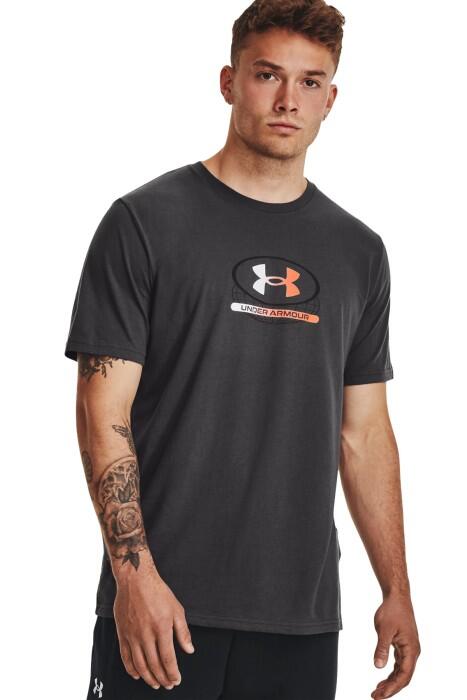 Ua Global Lockertag Erkek T-Shirt - 1373987 Gri