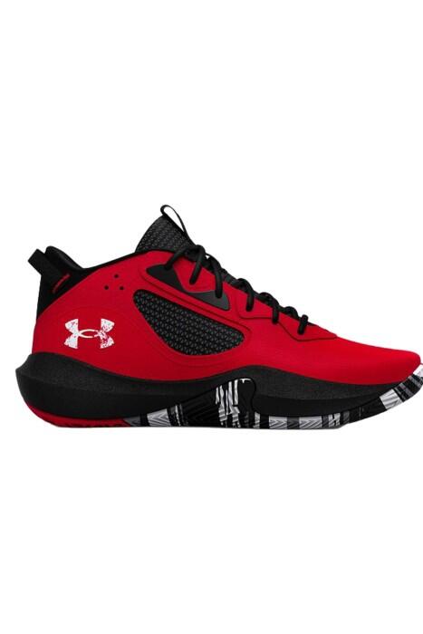 Under Armour - Ua Lockdown 6 Erkek Basketbol Ayakkabısı - 3025616 Kırmızı