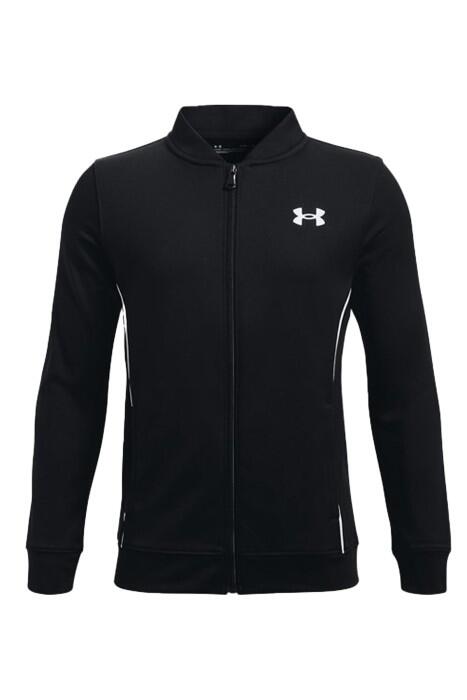 Under Armour - Ua Pennant 2.0 Fz Erkek Çocuk Fermuarlı SweatShirt - 1366368 Siyah/Siyah