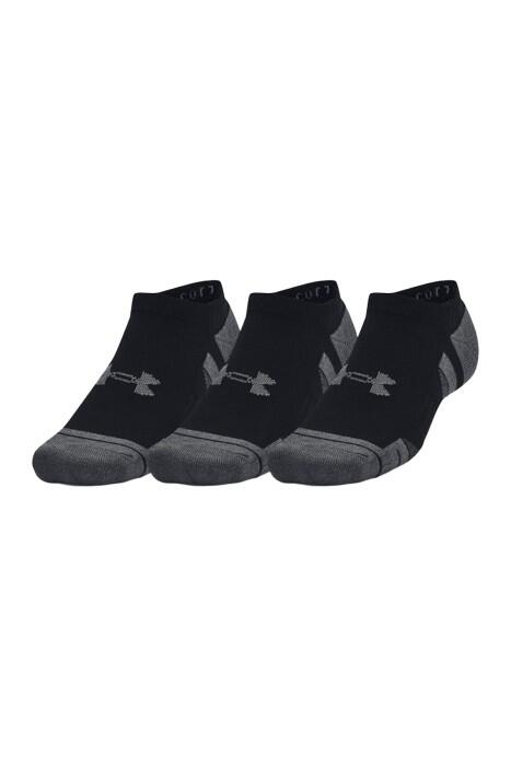 Ua Performance Cotton 3'lü Ns Unisex Çorap - 1379526 Siyah - 1