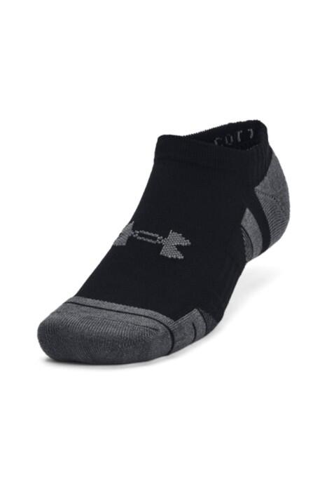 Ua Performance Cotton 3'lü Ns Unisex Çorap - 1379526 Siyah - 2