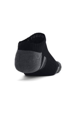 Ua Performance Cotton 3'lü Ns Unisex Çorap - 1379526 Siyah - Thumbnail