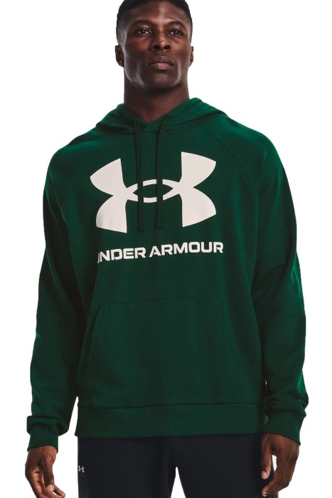 Under Armour - Ua Rival Fleece Big Logo Hd Erkek SweatShirt - 1357093 Beyaz