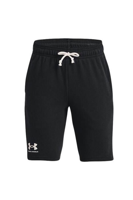 Under Armour - Ua Rival Terry Erkek Çocuk Short - 1377255 Siyah