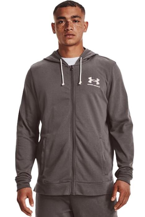 Under Armour - Ua Rival Terry Lc Fz Erkek SweatShirt - 1370409 Gri