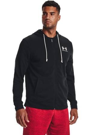 Ua Rival Terry Lc Fz Erkek SweatShirt - 1370409 Siyah - Thumbnail