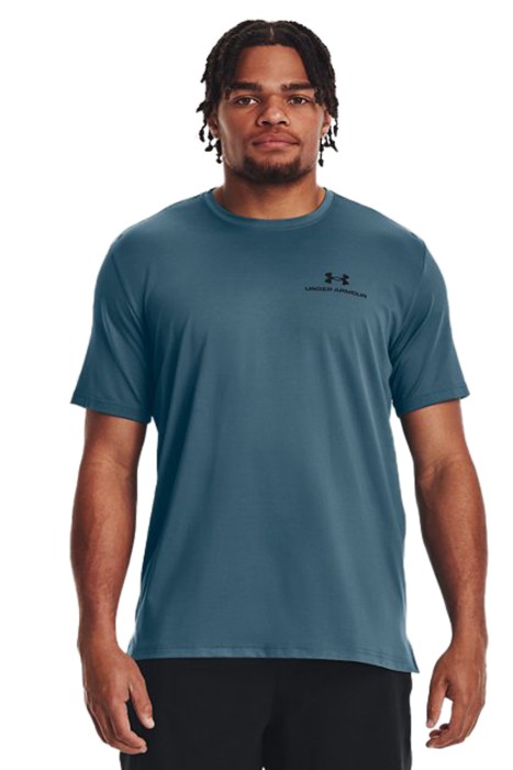 Ua Rush Energy Ss Erkek T-Shirt - 1366138 Mavi