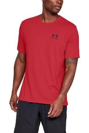 Ua Sportstyle Lc Ss Erkek T-Shirt - 1326799 Kırmızı - Thumbnail