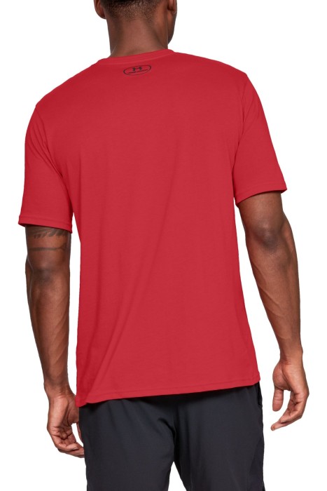 Ua Sportstyle Lc Ss Erkek T-Shirt - 1326799 Kırmızı