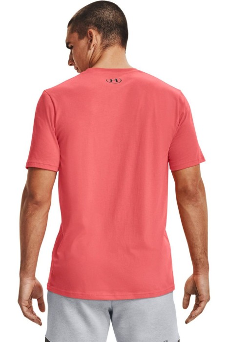 Ua Sportstyle Lc Ss Erkek T-Shirt - 1326799 Kırmızı/Beyaz
