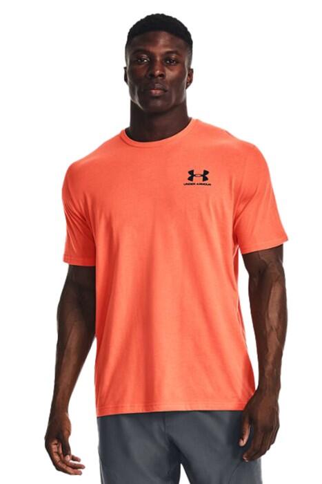 Ua Sportstyle Lc Ss Erkek T-Shirt - 1326799 Turuncu - 1
